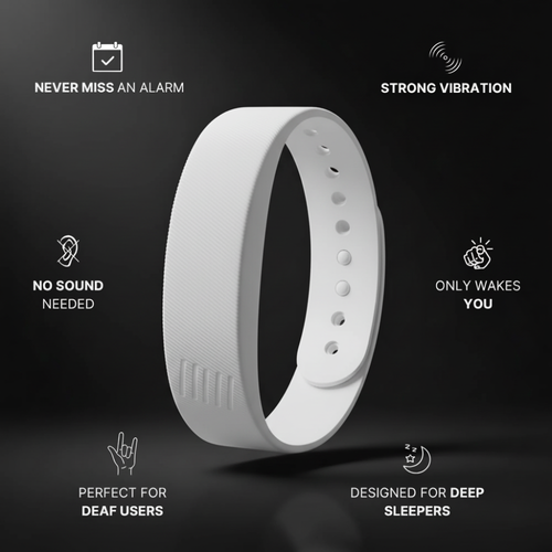 Rise Alarm Band - White
