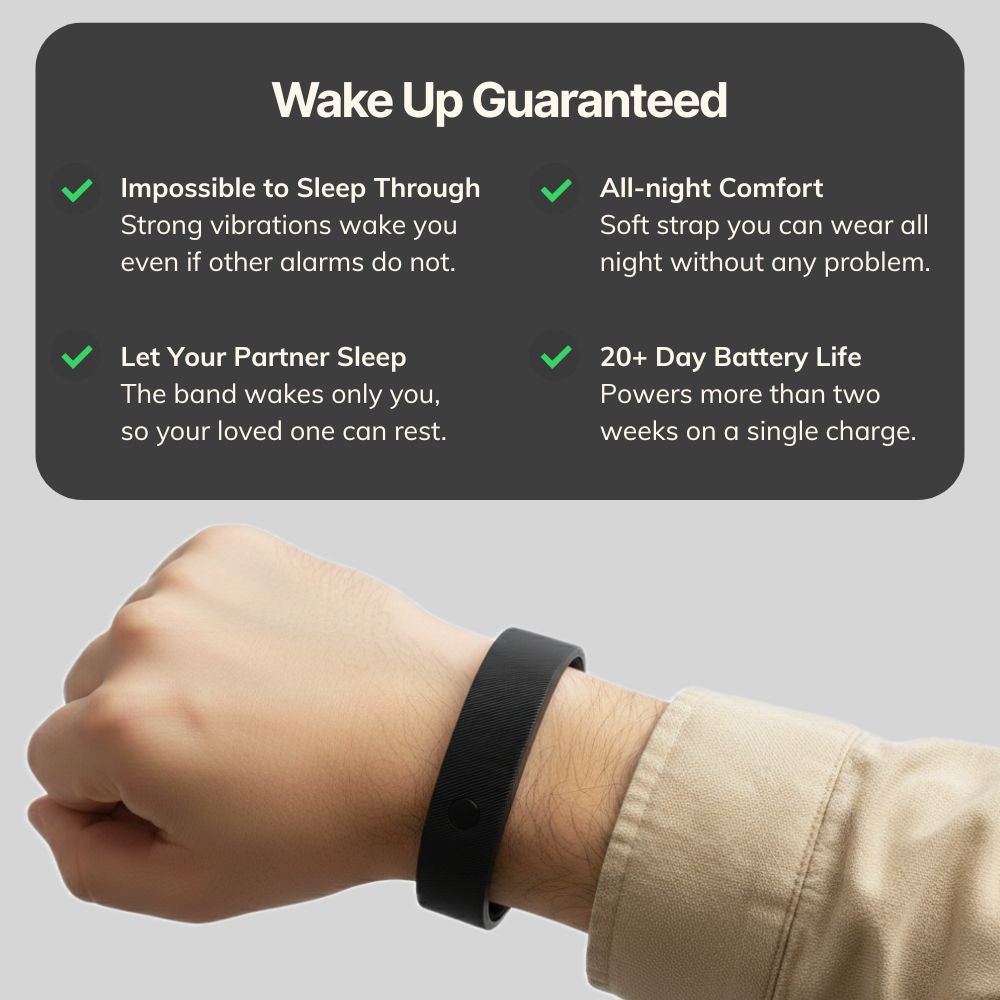 Rise Band - Silent Vibrating Alarm for Deaf & HoH